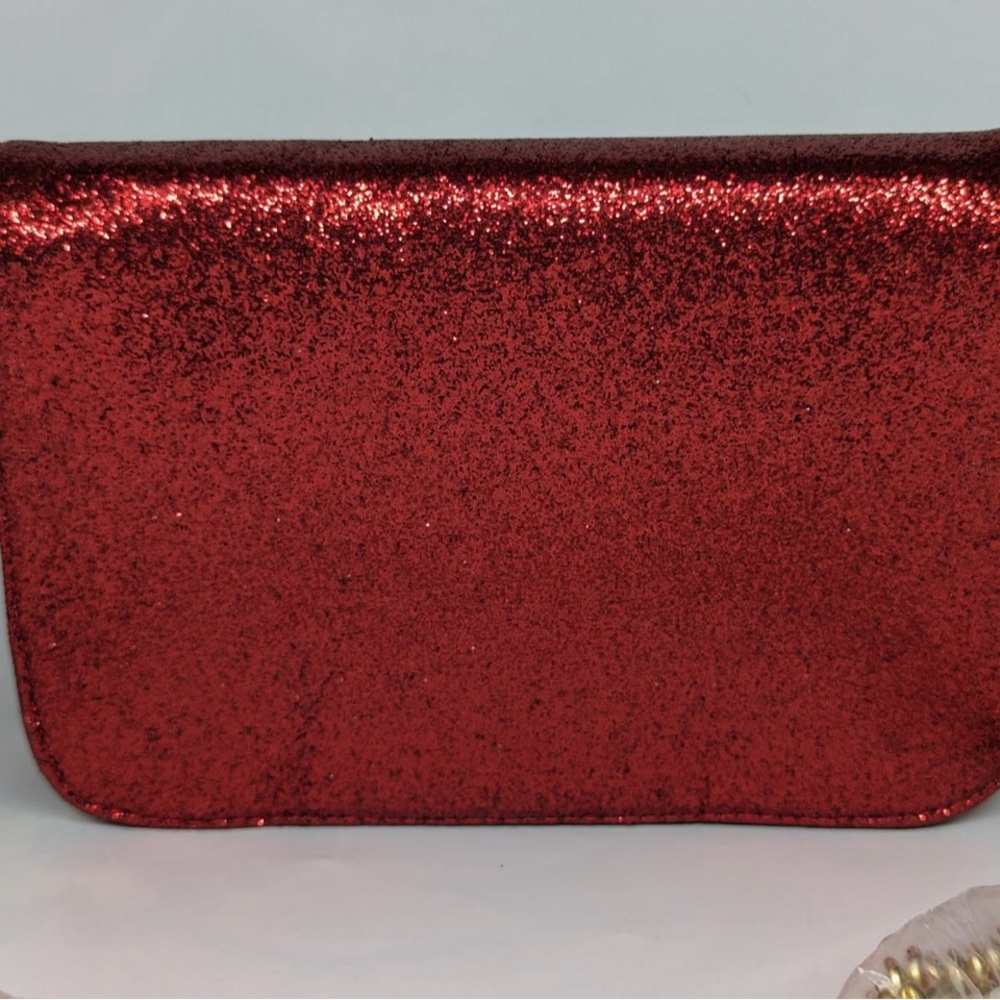 Jimmy Choo Sparkling Red Crossbody Bag - Picture 6 of 9
